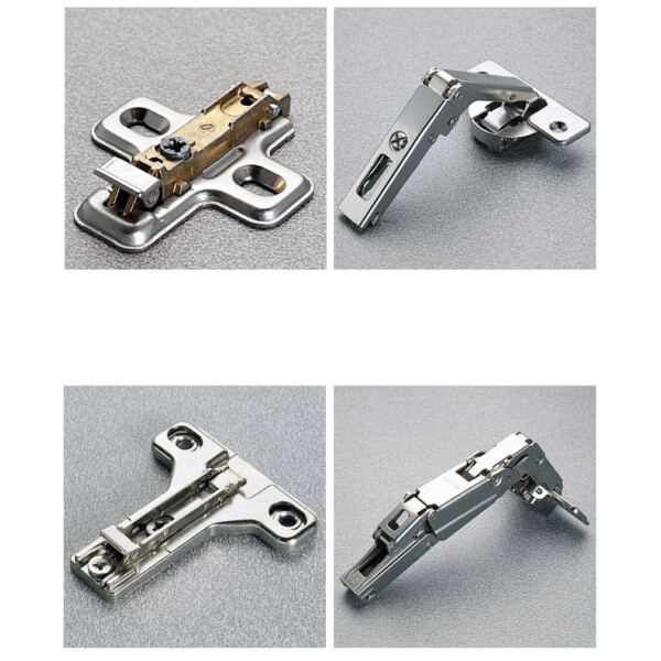Corner door hinge package